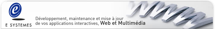 E SYSTEMES Developpement animation Flash Roubaix (Lille Metropole)