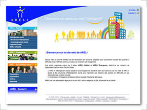 Création de site Web pour Areli Création de site Web pour Areli